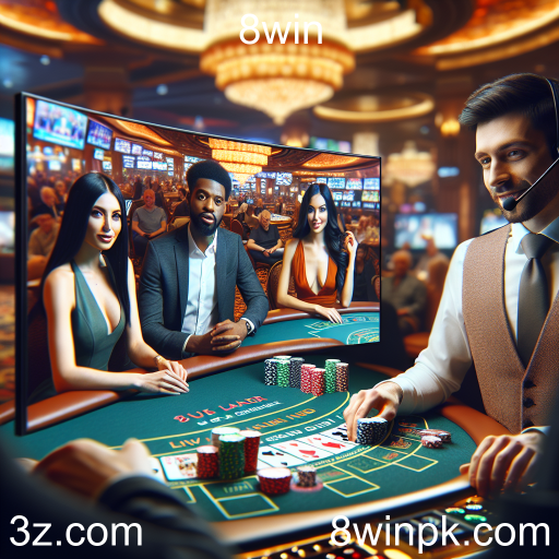 Experiência Imersiva com Cassino Ao Vivo no 8win